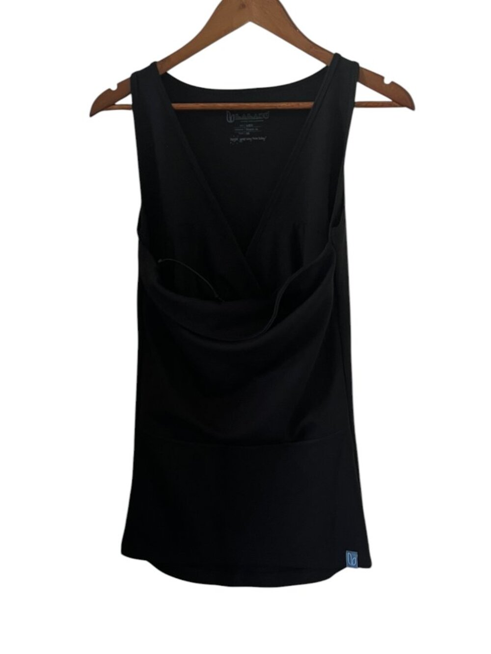 LALABU The Soothe Shirt Tank Top In Black Size L